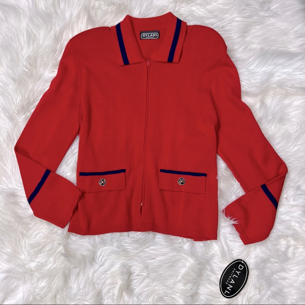 Vintage NWT Dylani Knitwear Sweater Jacket